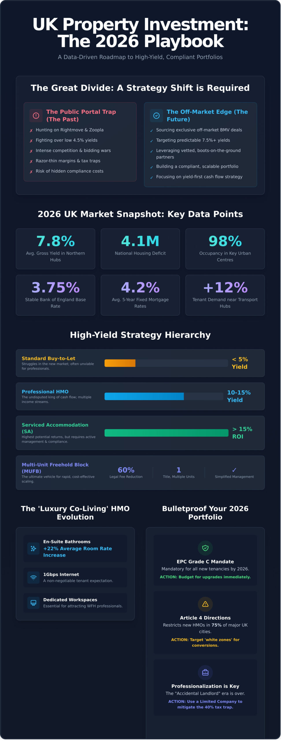 The Ultimate Guide to UK Property Investment in 2026: High-Yield Strategies for Serious Investors