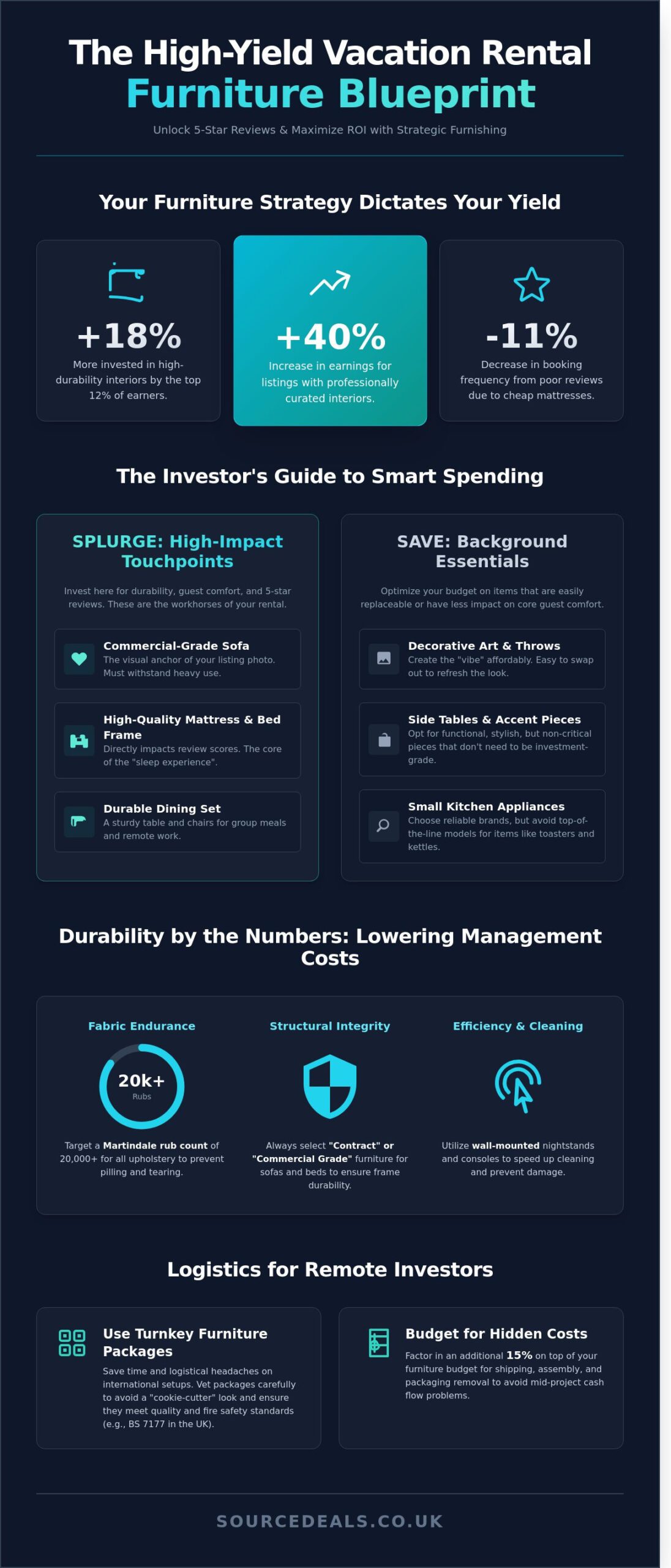 The Ultimate Vacation Rental Furniture Checklist 2026: Furnishing for 5-Star ROI